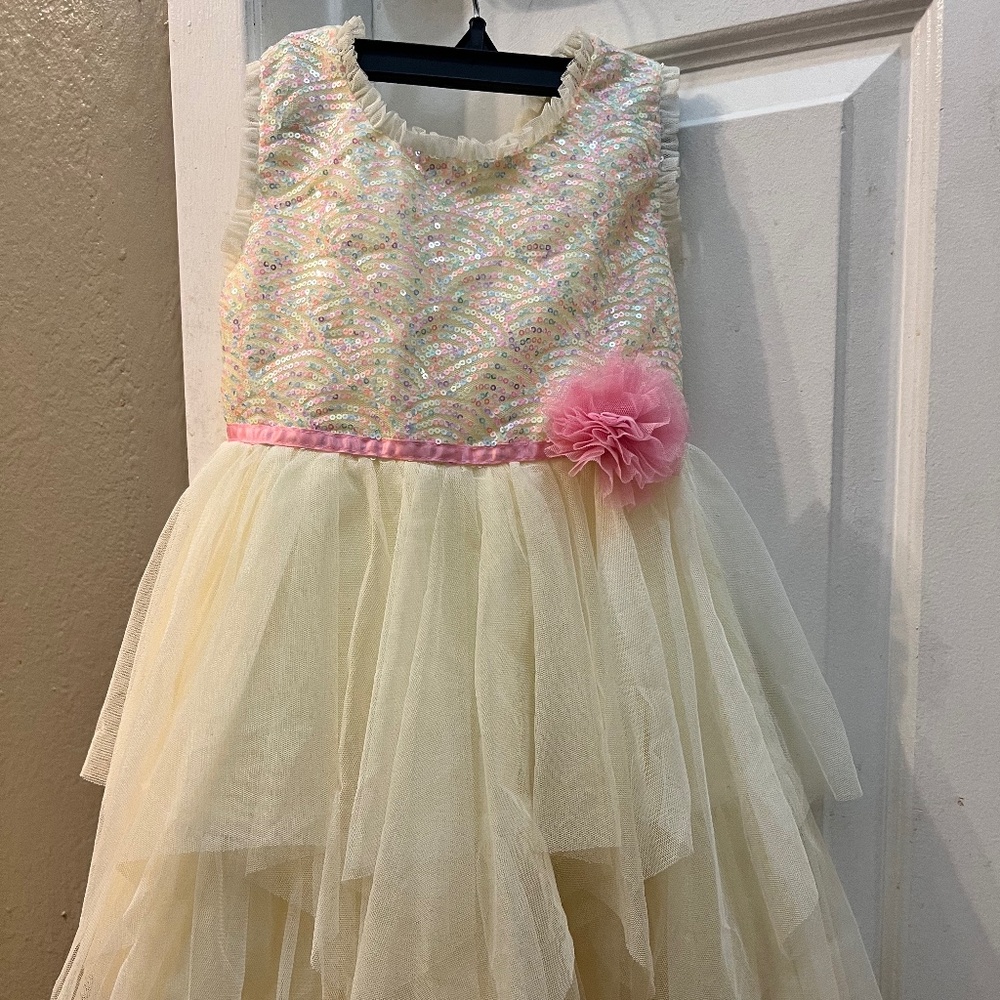 Light Yellow Formal Toddler Dress